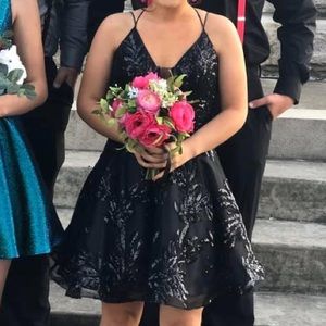 Black homecoming dress